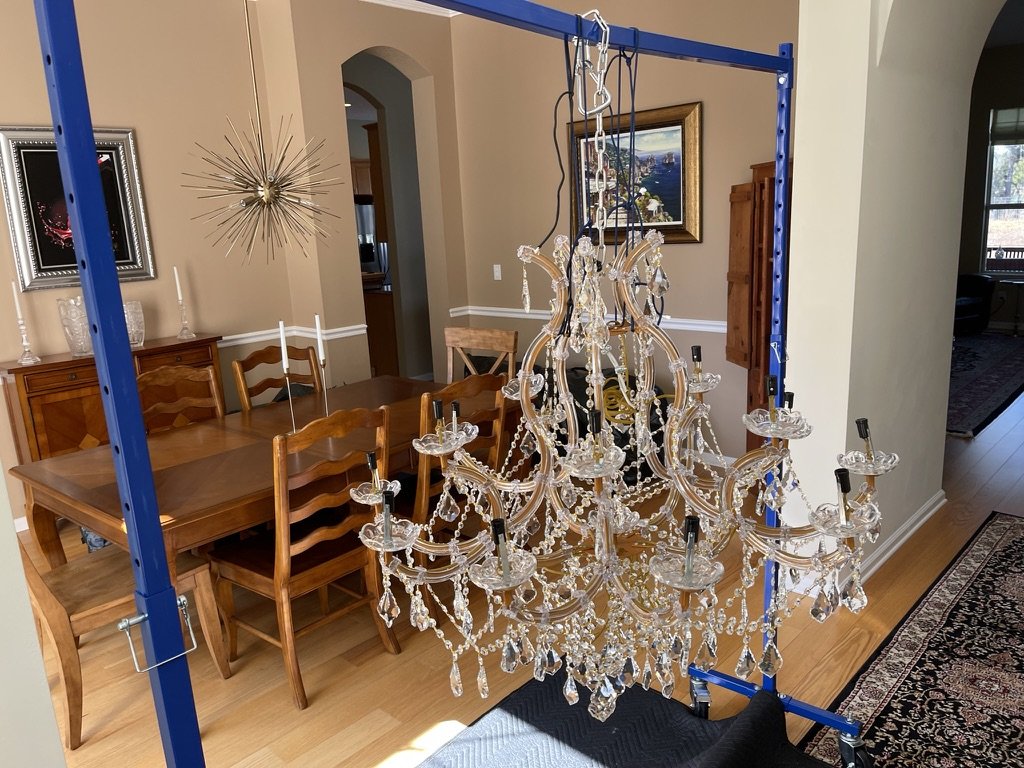 Chandelier Assembly by Brightmen Chandeliers