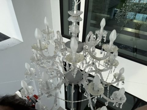 Foyer Centerpiece, residential chandelier in a Florida home