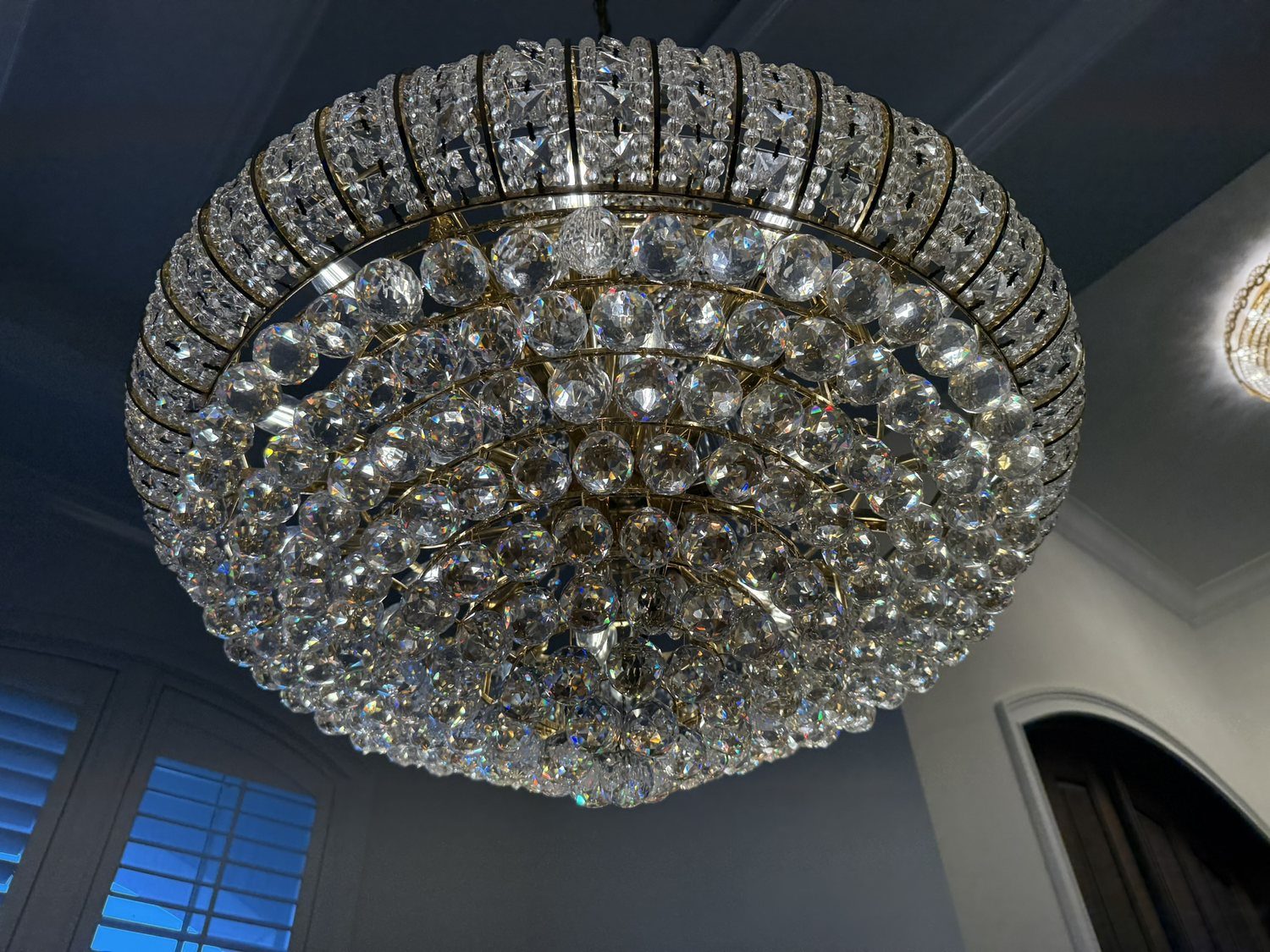 Crystal cleaned in place