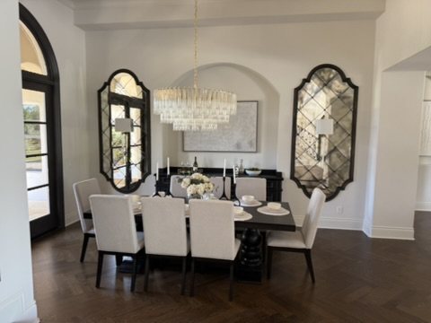 Modern dining-room chandelier