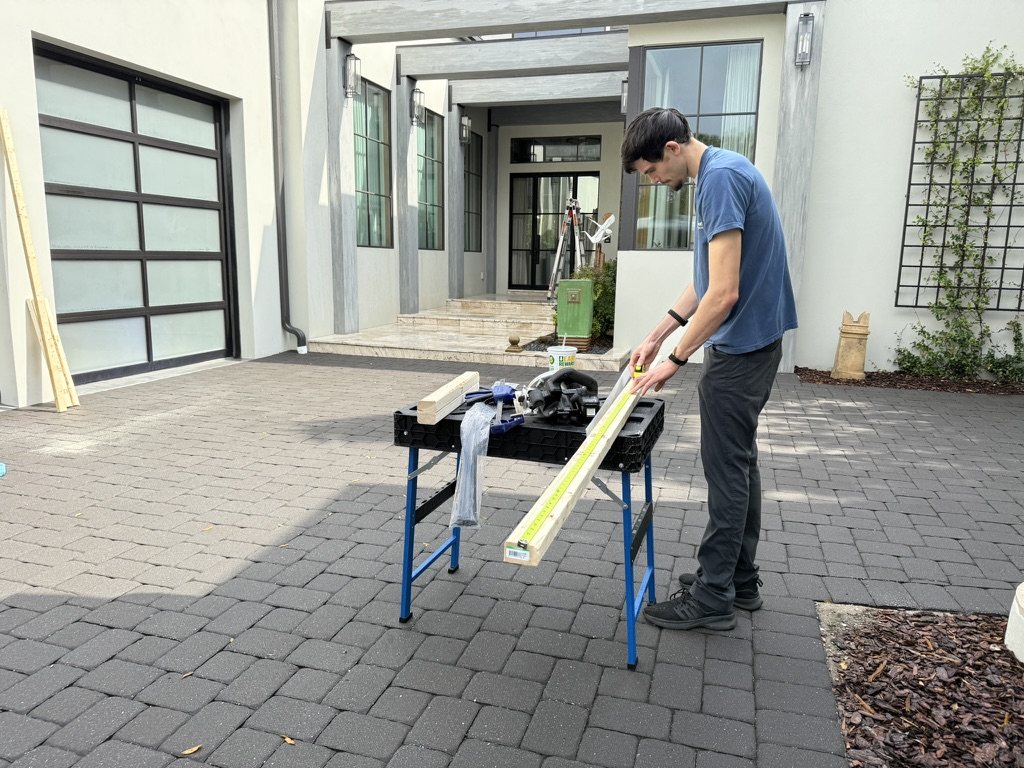 Measuring stock for a custom crate