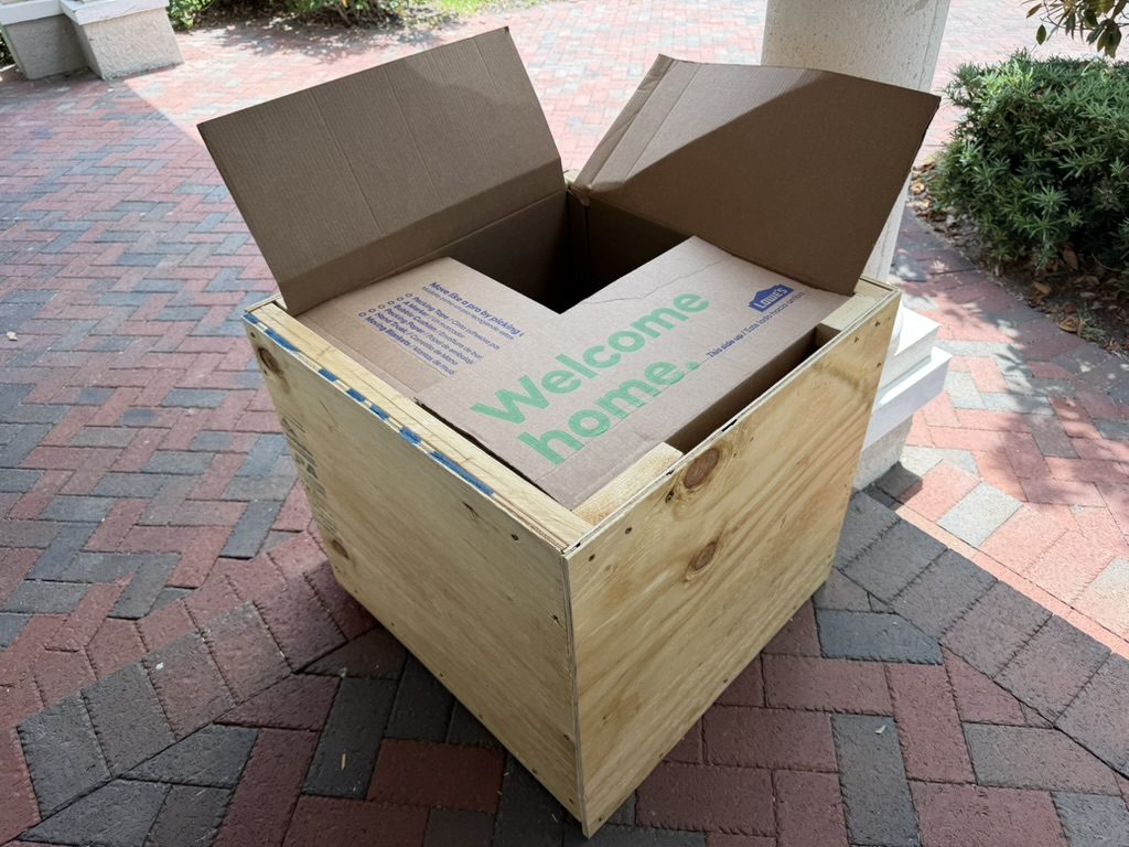 Open and ready to pack