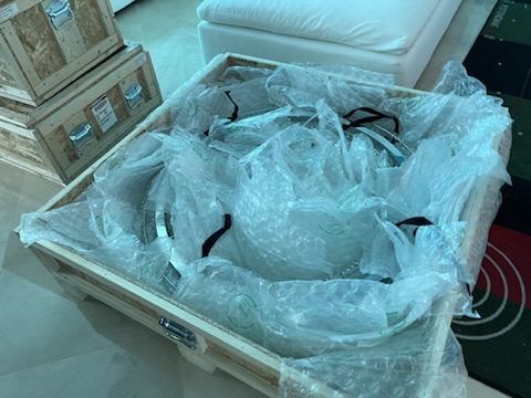 Wrapped & cushioned