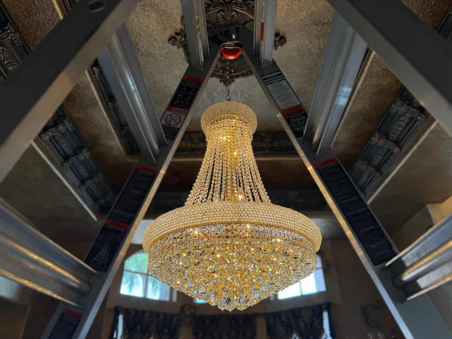 Empire Crystal, residential chandelier in a Florida home