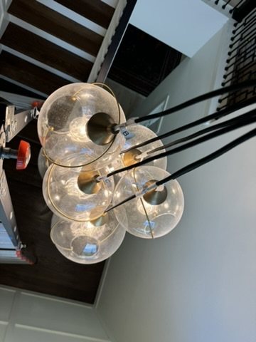 Multicolor ceiling piece