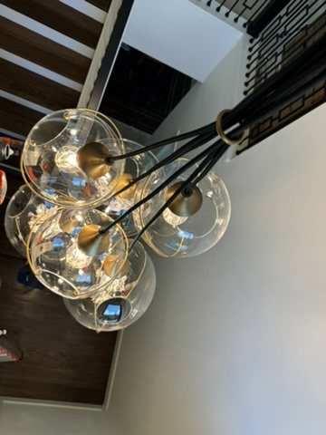 Glass-orb detail