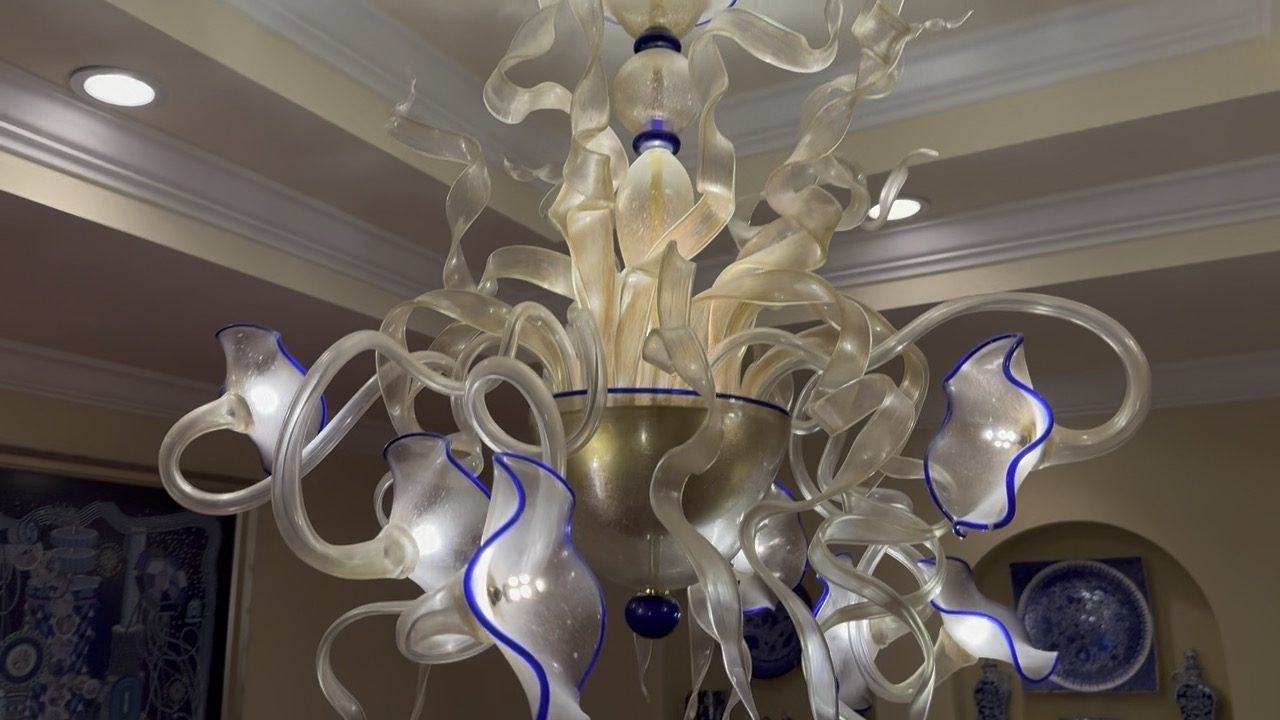 Gold & cream Chihuly-style
