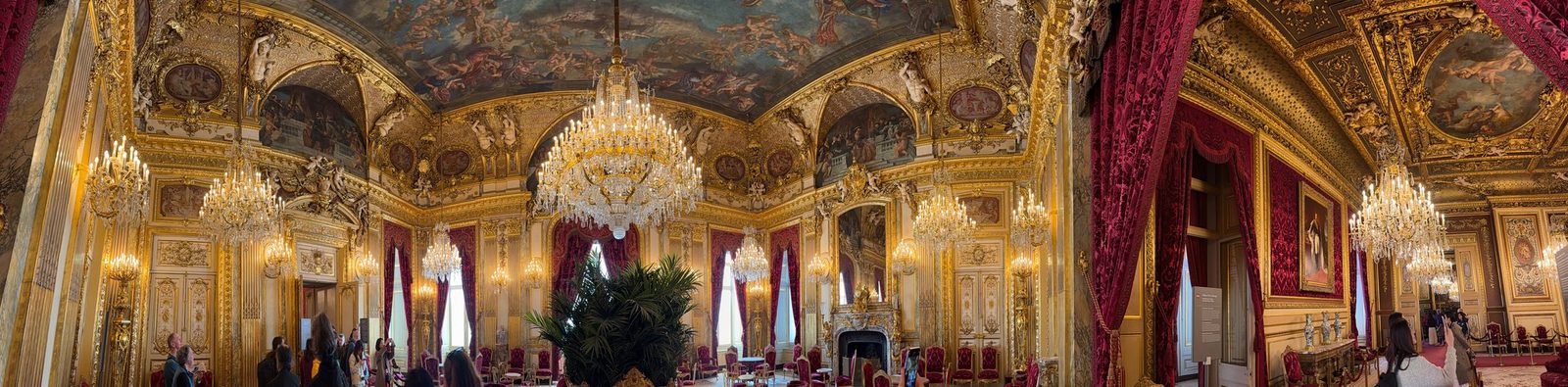 Salon of the Napoleon III apartments at the Louvre