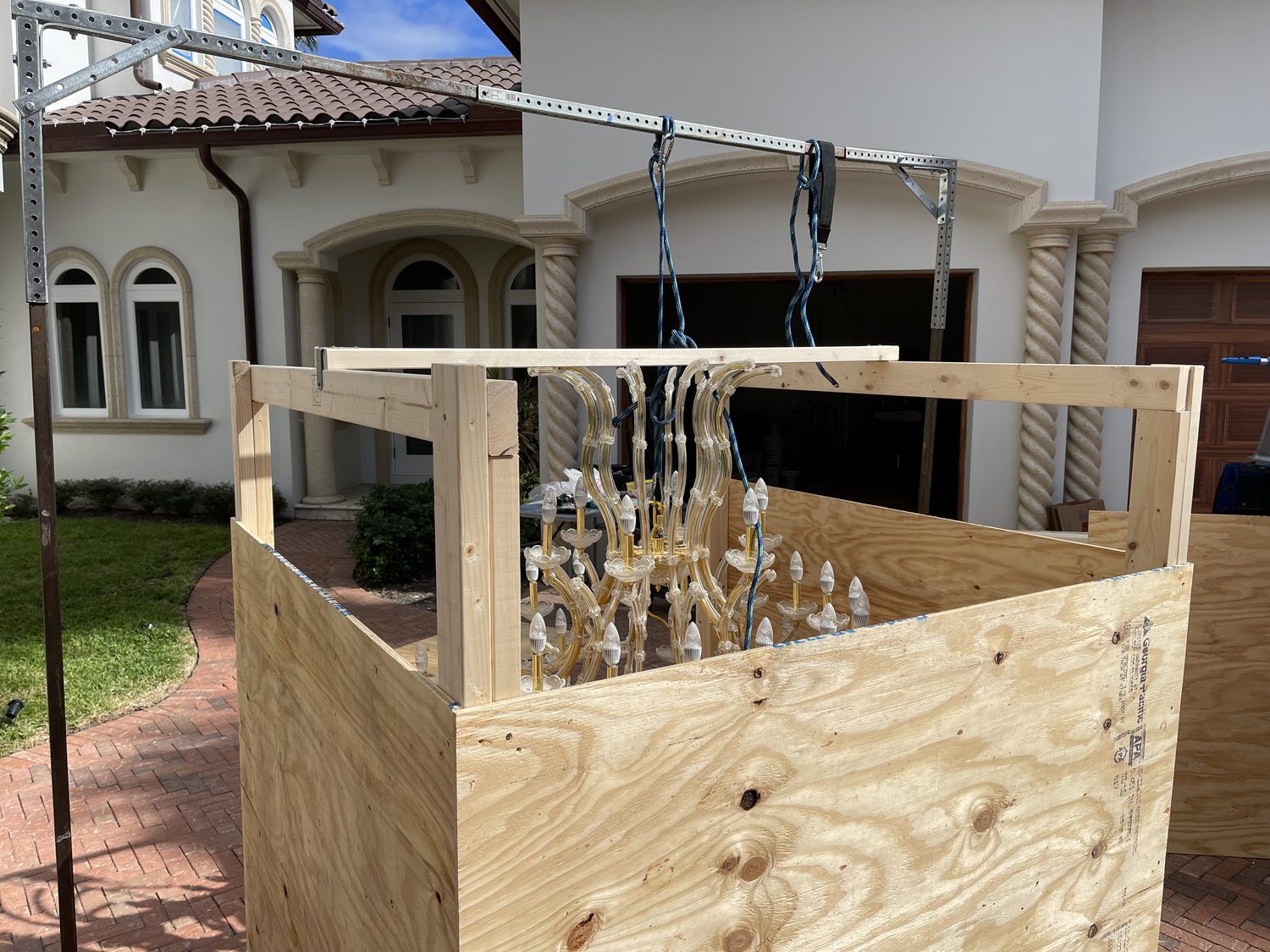 Removed and crated